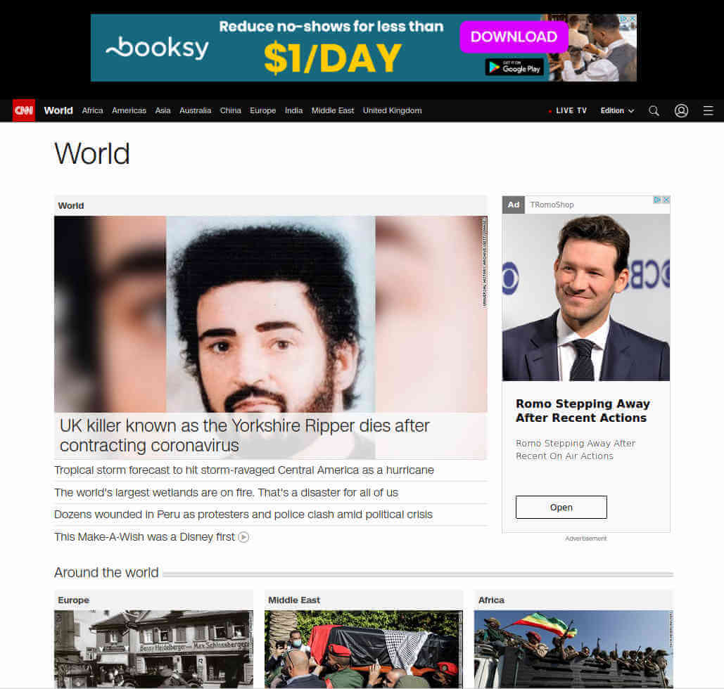 CNN with Ads