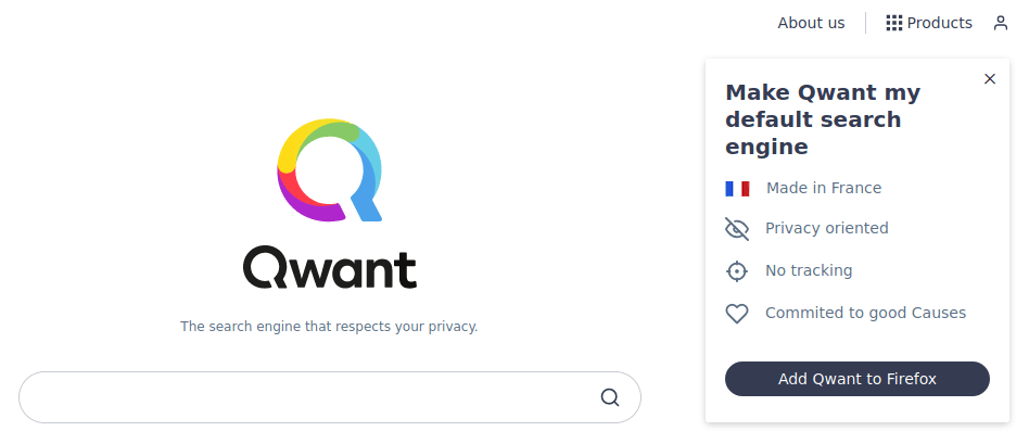 Qwant search engine