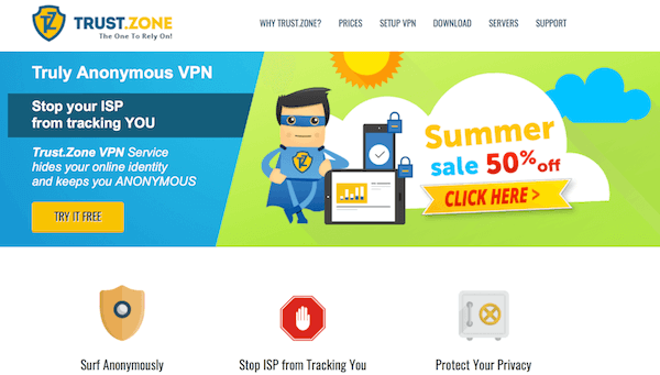 TrustZone VPN review