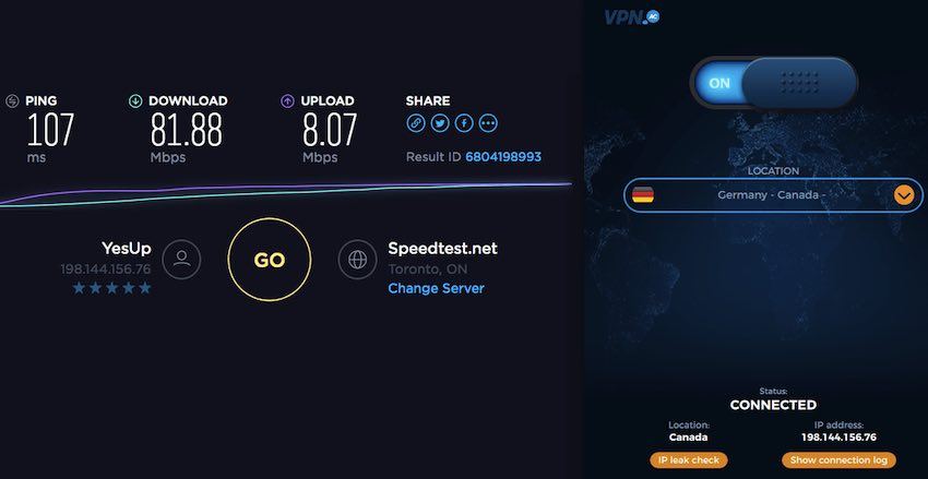 VPNAC Review Double VPN