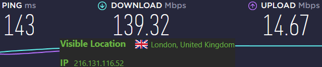 IPVanish and NordVPN speed comparison