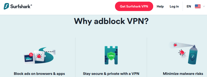 surfshark ad block vpn