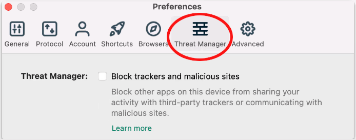 expressvpn threat manager
