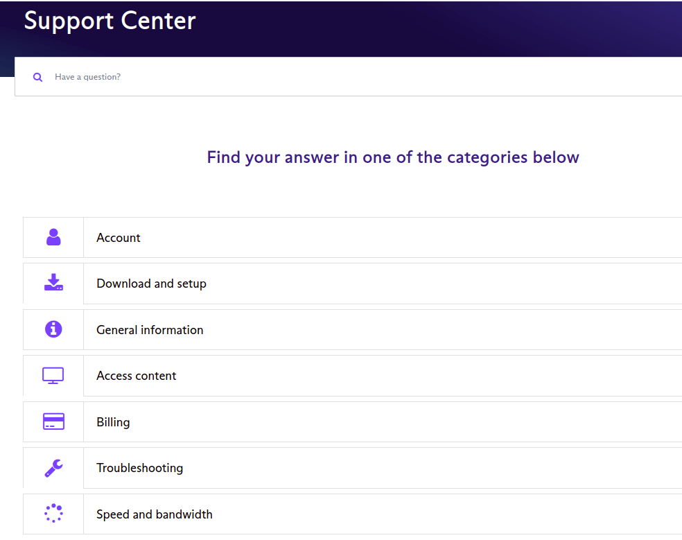 protonvpn support center