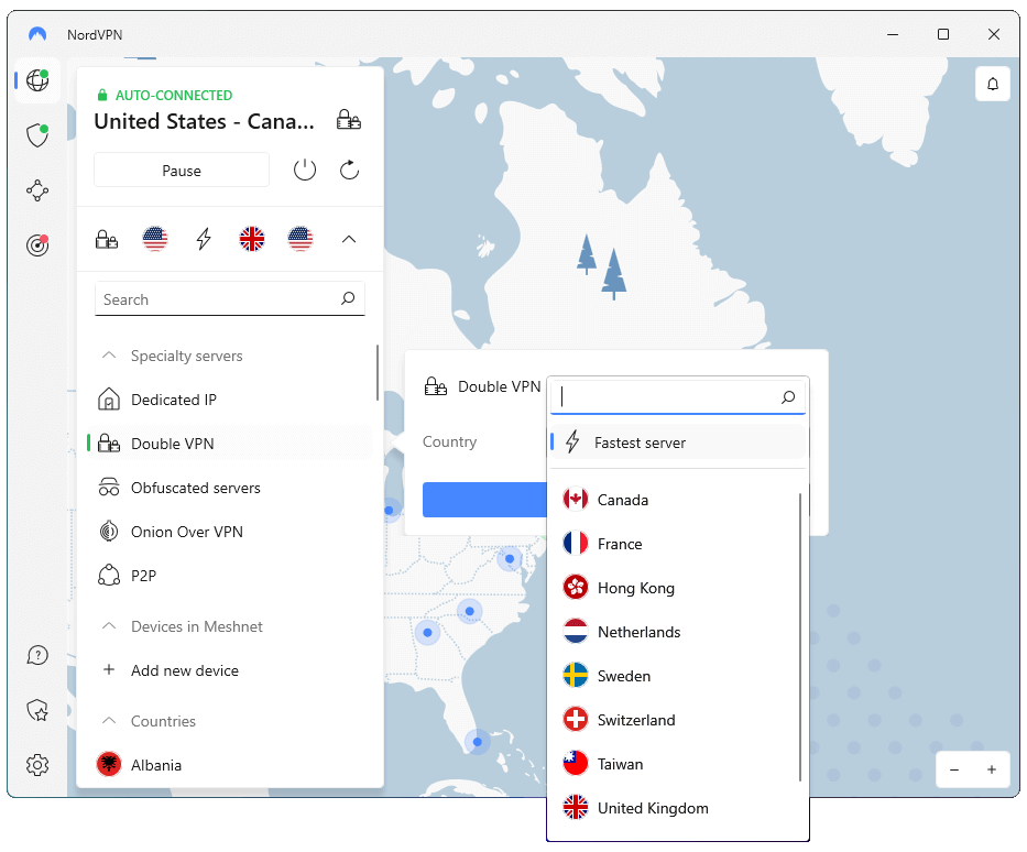 NordVPN vs IPVanish apps