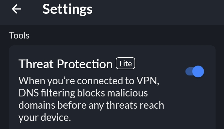 nordvpn enable threat protection lite